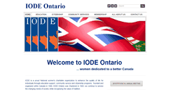 Desktop Screenshot of iodeontario.ca
