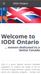 Mobile Screenshot of iodeontario.ca